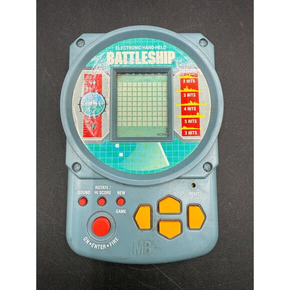 Vintage 1995 Milton Bradley Battleship Electronic Hand Held Game - Picture 3 of 6
